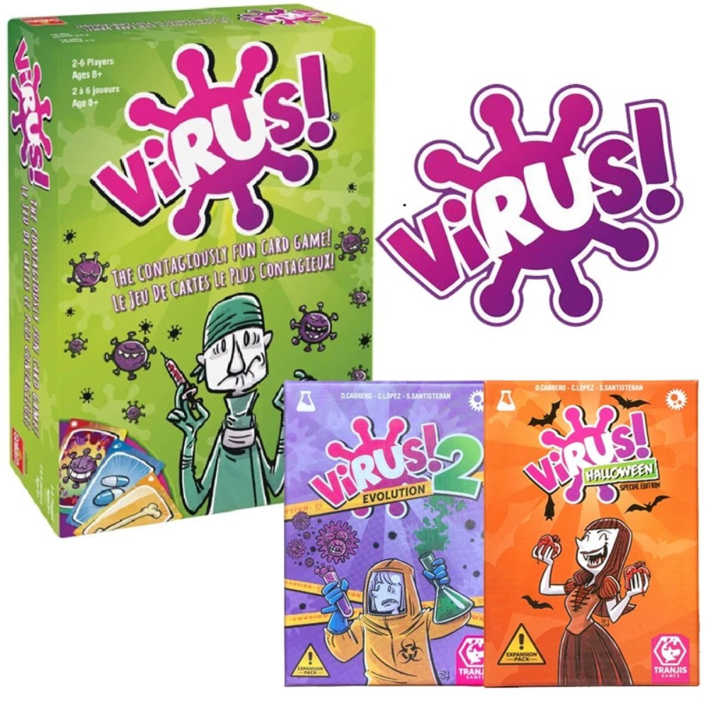 Party Games Bridal Shower - Interessantes Virus-Kartenspiel & Virus Evolution 2