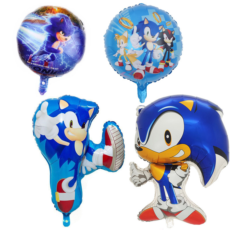 Party Games No Supplies - Cartoon Blau Blinkt den Igel Ballon