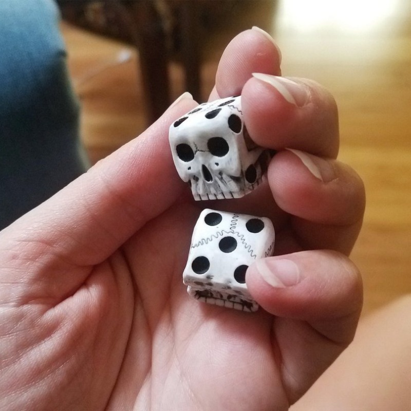 5/10 Stück Skelett-Würfel, Mag – Party Games No Supplies Bewertung und Preis