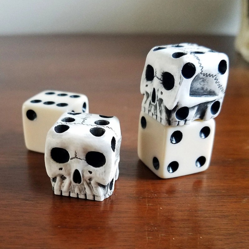 5/10 Stück Skelett-Würfel, Mag – Party Games No Supplies Bewertung und Preis