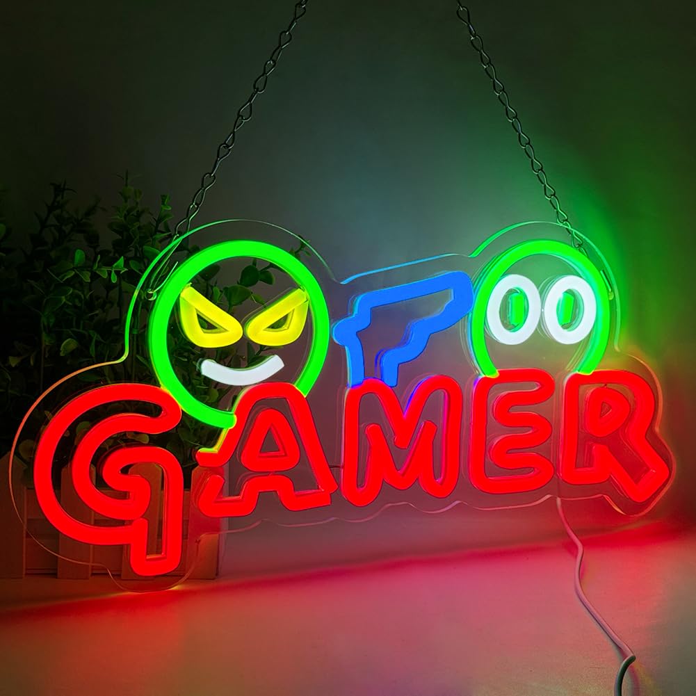 Gamer Neon-Schild LED-Wandleuc – Party Games Baby Shower Bewertung und Preis