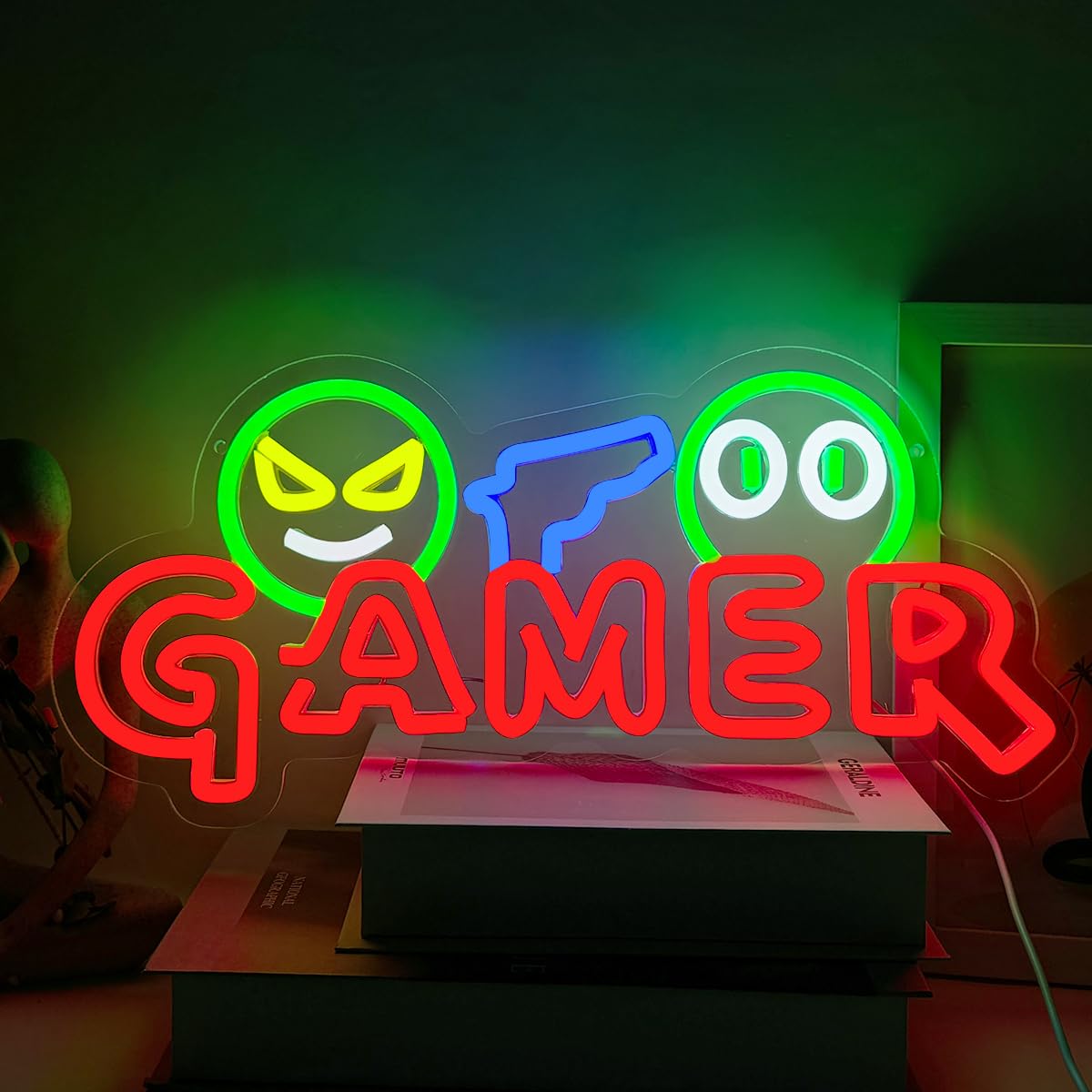Gamer Neon-Schild LED-Wandleuc – Party Games Baby Shower Bewertung und Preis