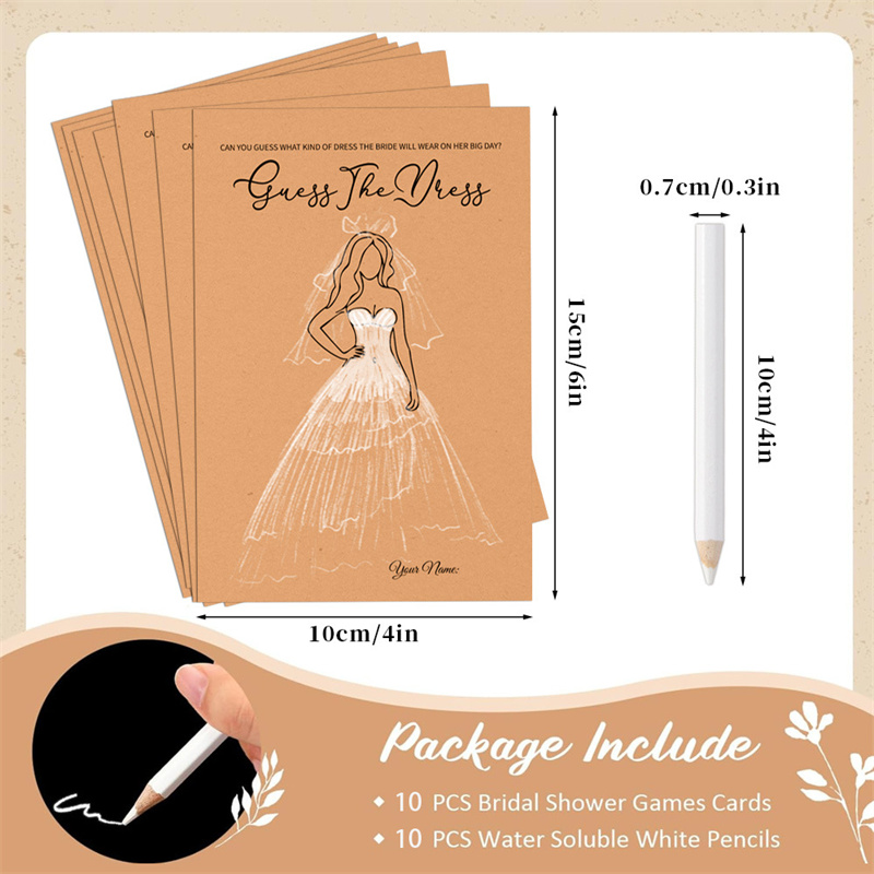 20 Stück Ratespiel-Karten mit  – Party Games Bridal Shower Bewertung und Preis