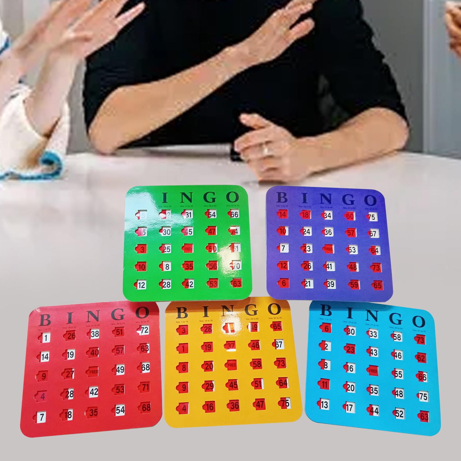 5-teilige Bingo-Spielkarten, g – Party Games Large Groups Bewertung und Preis