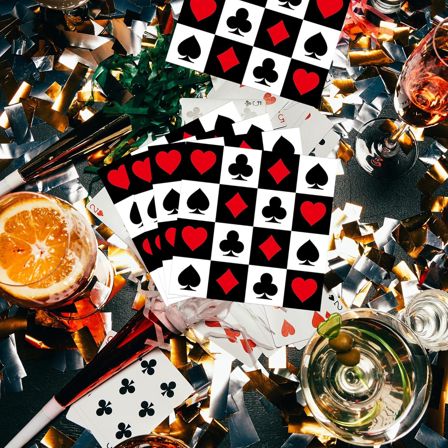 20/40/60/80 PCS Casino Thema P – Party Games No Supplies Bewertung und Preis