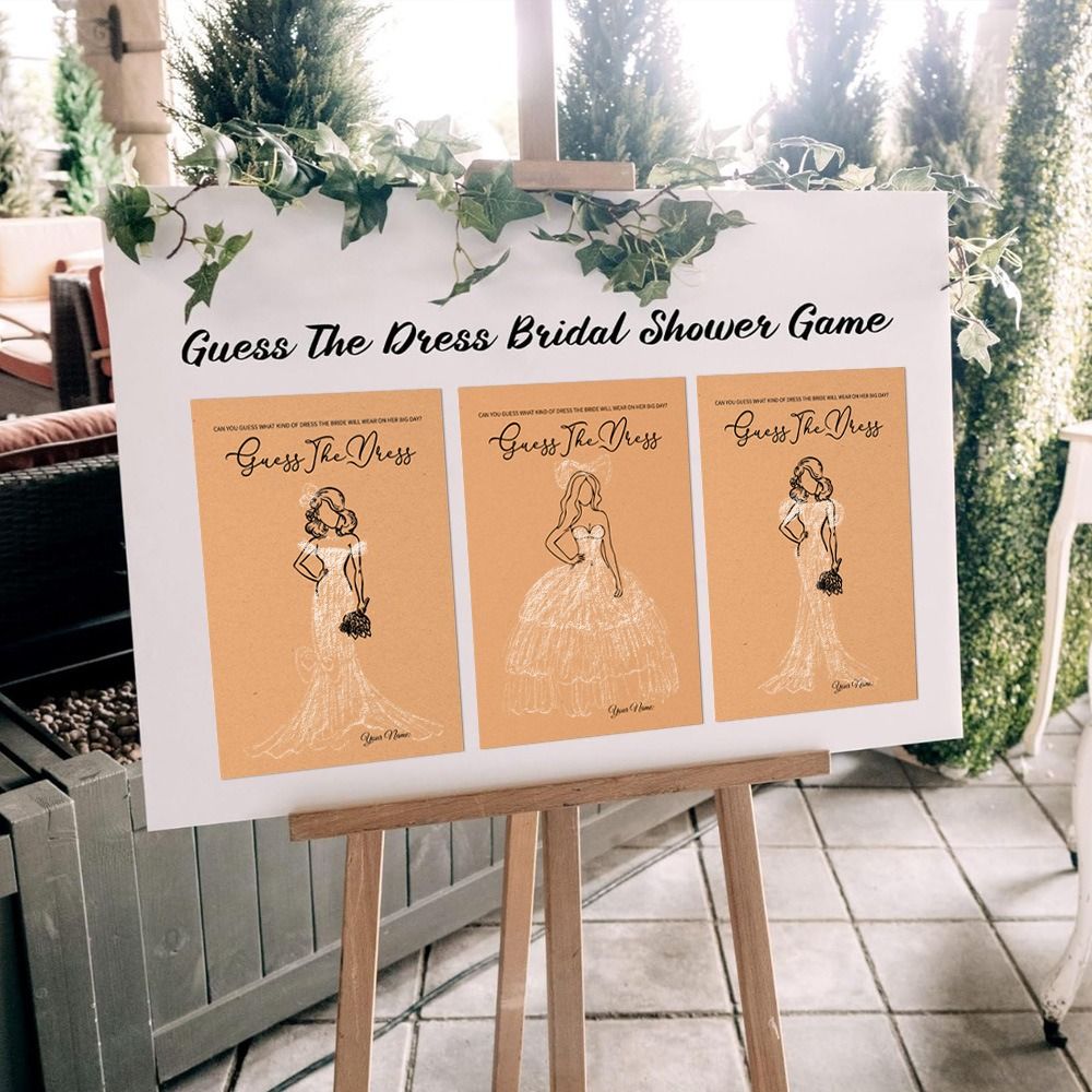 10 Stück „Errate das Kleid“ Br – Party Games Bridal Shower Bewertung und Preis