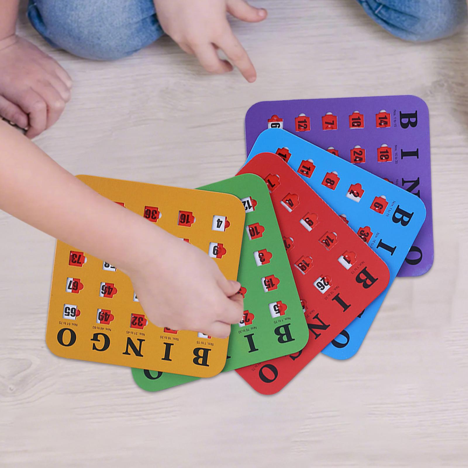 5 Stück Bingo-Spielkarten mit  – Party Games Large Groups Bewertung und Preis