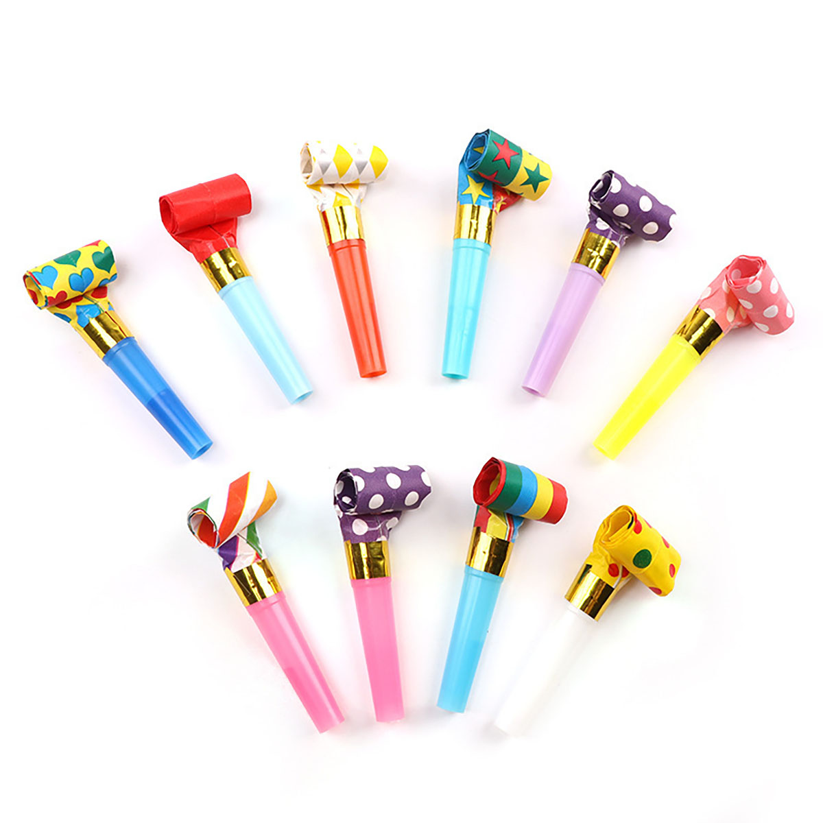 30PCS Bunte Pfeifen Spielzeug  – Party Games Adult Birthday Bewertung und Preis