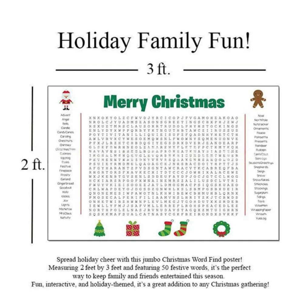 Großes Weihnachts-Wortfindungs – Party Games Large Groups Bewertung und Preis