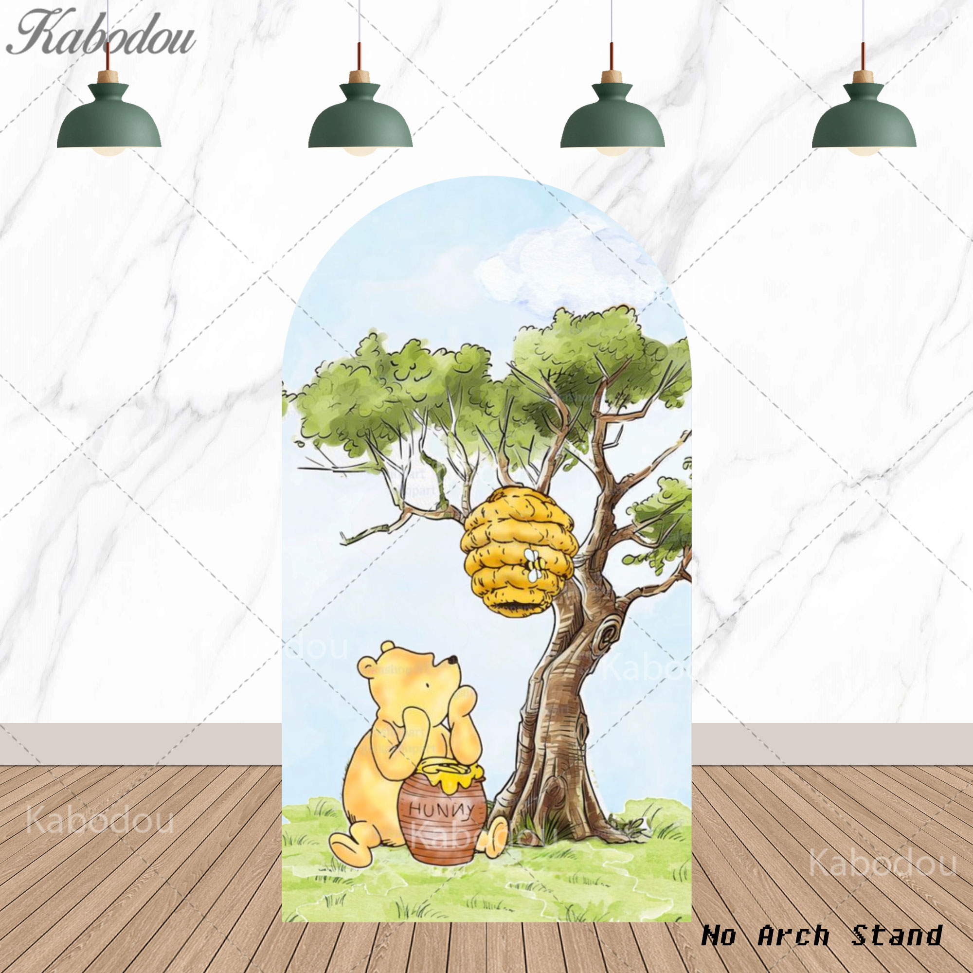 Winnie the Pooh Bogen-Hintergr – Party Games Baby Shower Bewertung und Preis