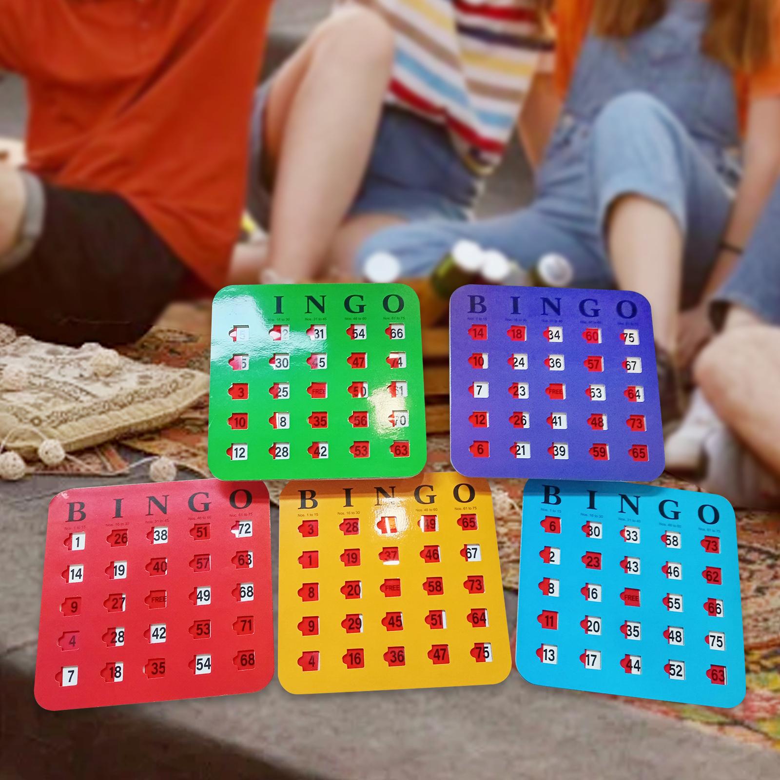 5-teilige Bingo-Karton mit gro – Party Games Large Groups Bewertung und Preis