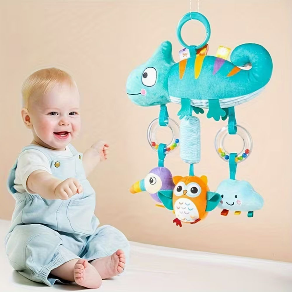 Weiches Cartoon-Tier-Rasselspi – Party Games Baby Shower Bewertung und Preis