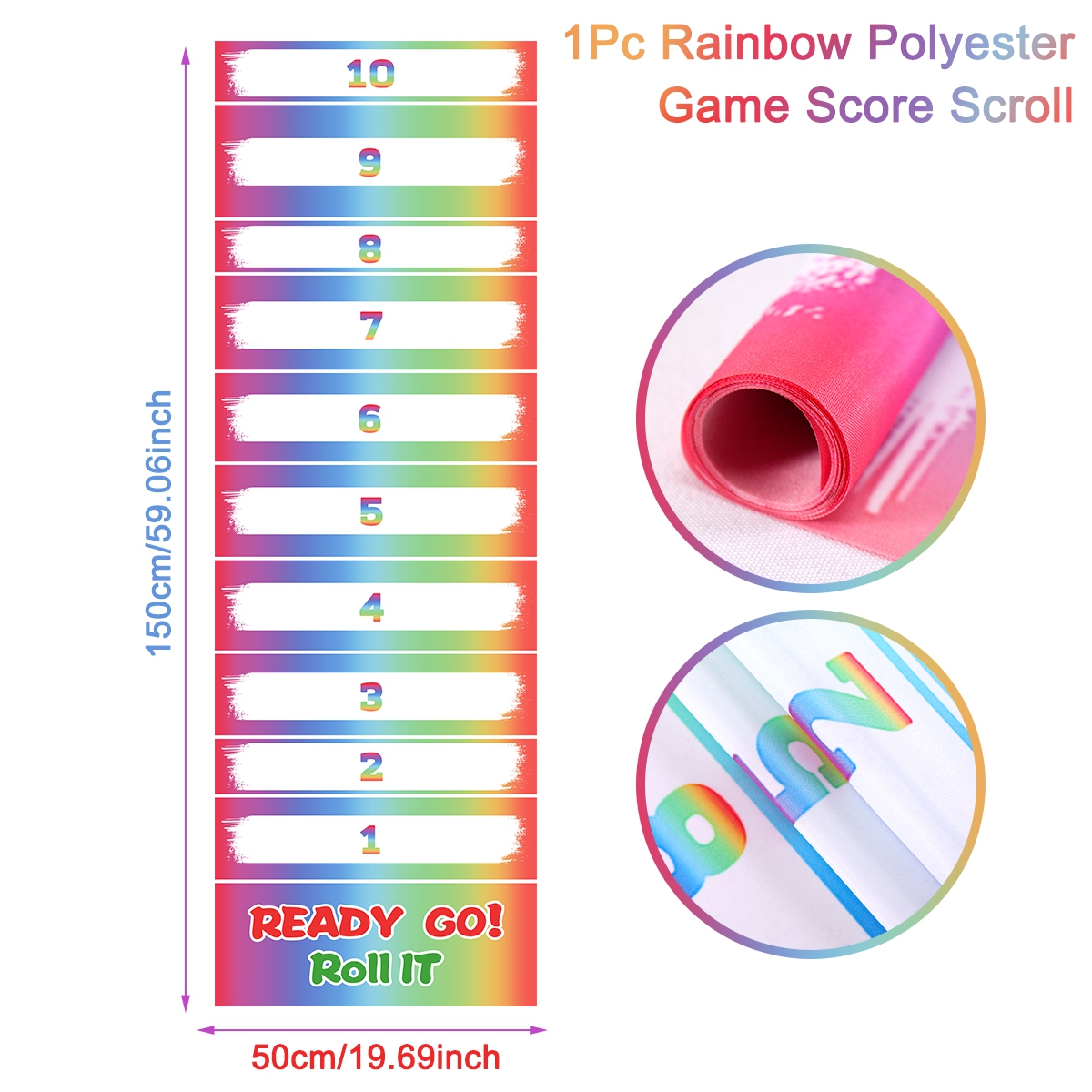 1 Stück Regenbogen-Rollspiel z – Party Games No Supplies Bewertung und Preis