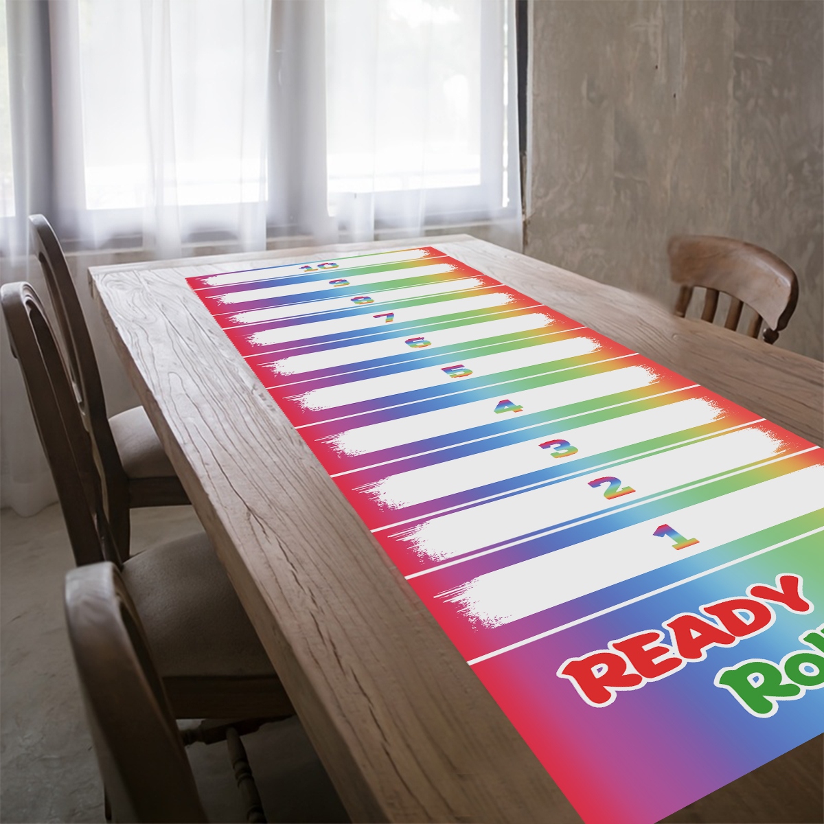 1 Stück Regenbogen-Rollspiel z – Party Games No Supplies Bewertung und Preis