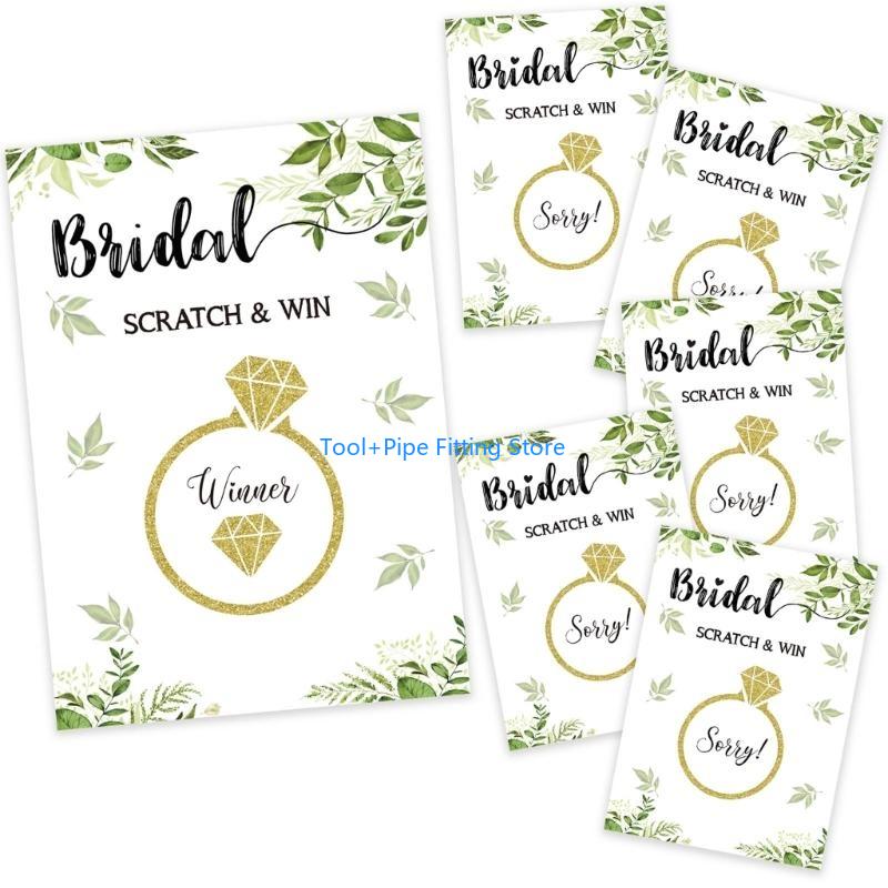 F92B Brautparty-Rubbelspielkar – Party Games Bridal Shower Bewertung und Preis