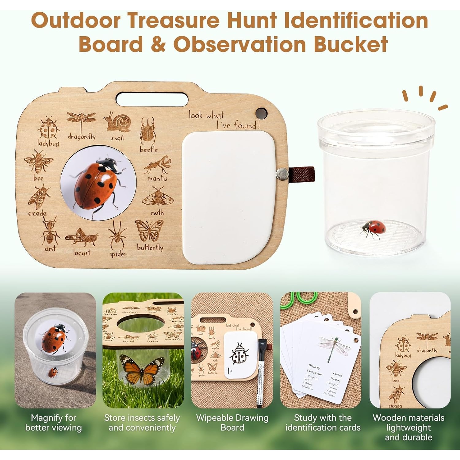Insektenfänger-Set für Kinder  – Scavenger Hunt Card Bewertung und Preis