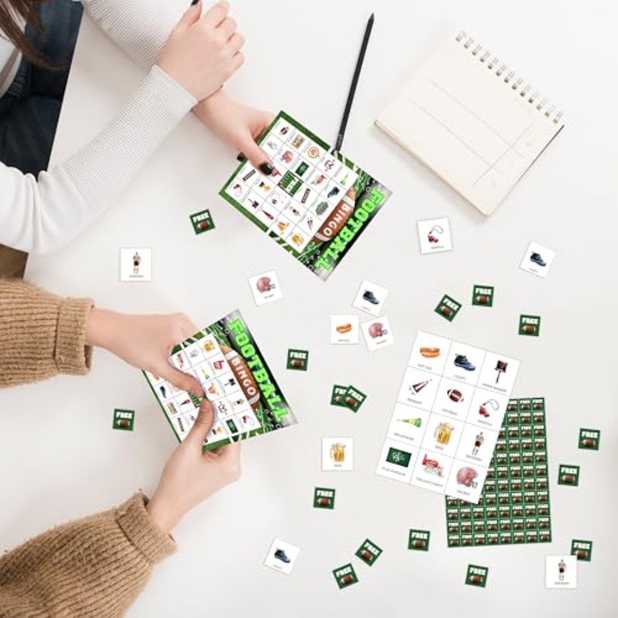 Fußball-Party-Bingo-Spielkarte – Party Games Large Groups Bewertung und Preis